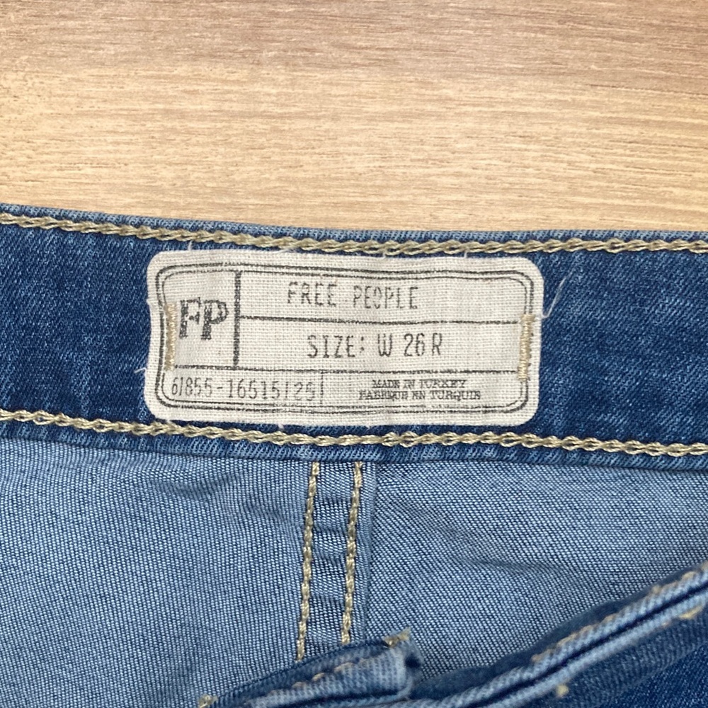 Free People Just Float On Blue Flare Jeans - Picture 6 of 14